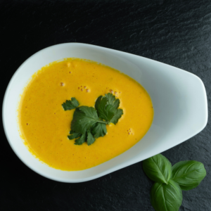 Möhren-Kokos-Suppe