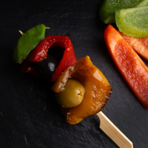Paprika Oliven Spieß