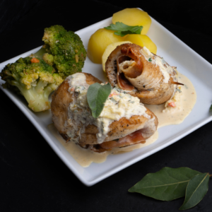 Kalbsschnitzel Saltimbocca