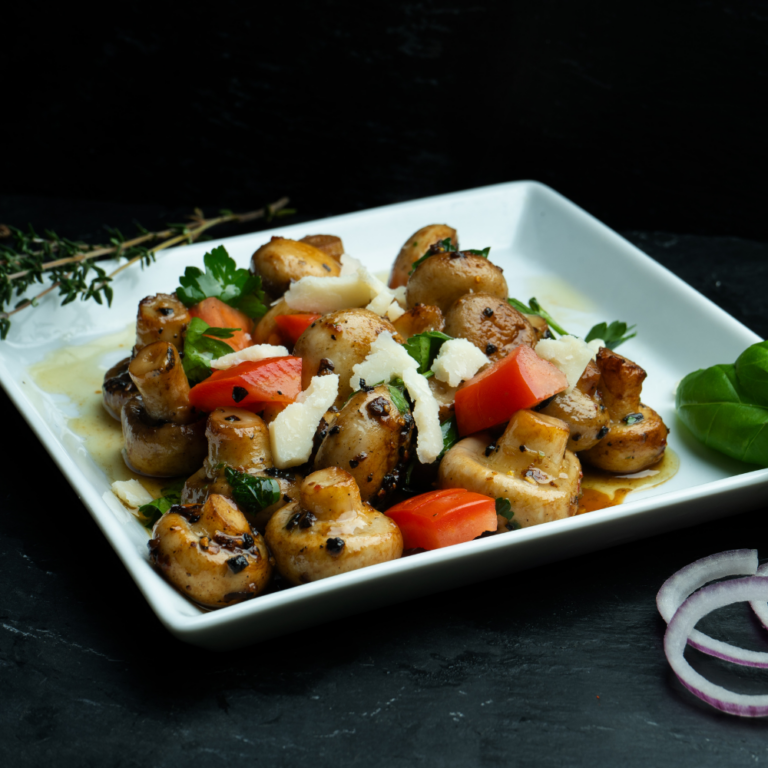 Gegrillte Champignons