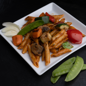 Toskanische Nudelpfanne mit Gemüse