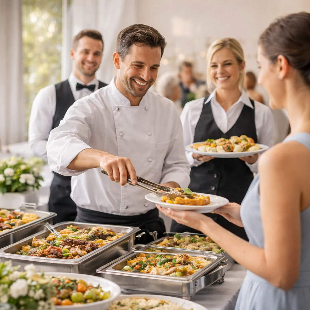 Professioneller Catering-Service