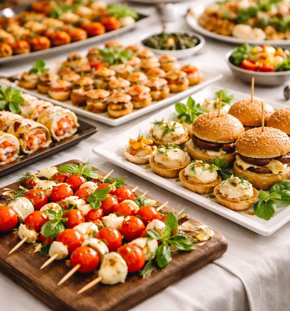 Fingerfood Portionen, wie viel benötigen Sie