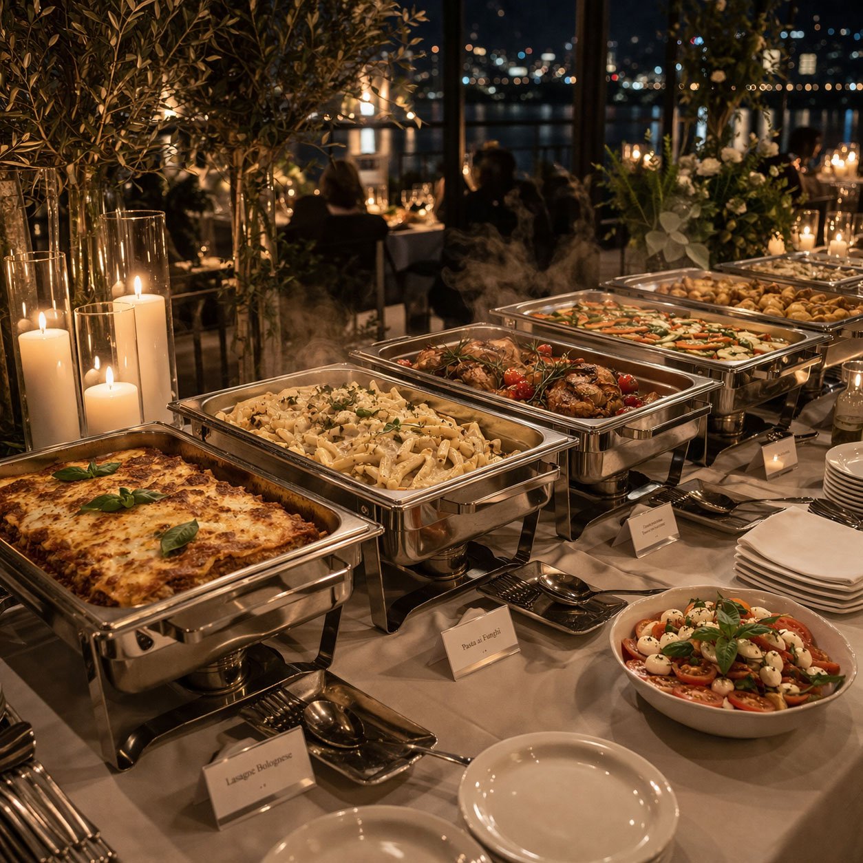 Warmes Buffet für Geburtstagsfeiern