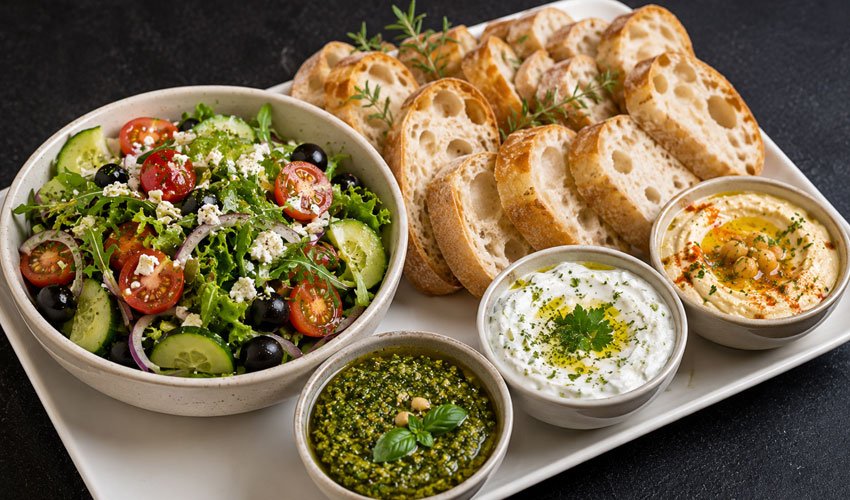 Salate – Ciabatta & Dipps