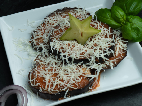 Gebackene Aubergine